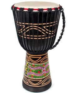 Tambor Djembe, AKLOT Tambor Africano Pintado a Mano 9.5'' x