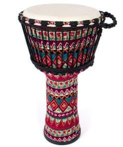 Djembe Drum, AKLOT Tambor Africano Cubierto de Tela de