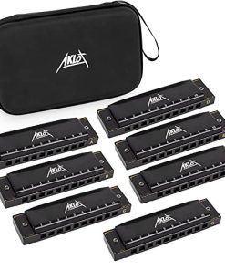 Armonica de Blues, AKLOT 10 Agujeros Armónicas Set para