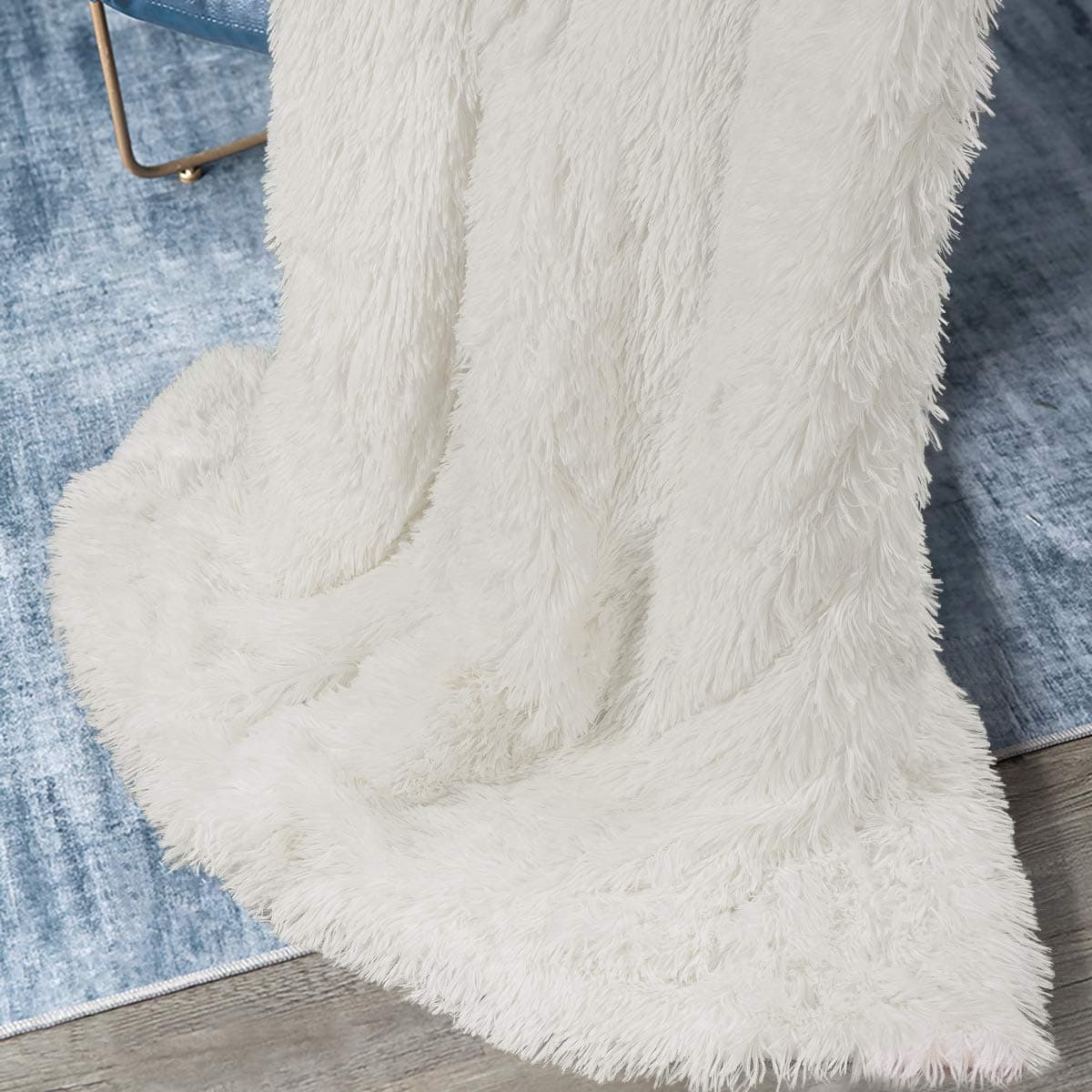 Manta de Felpa de Piel Sintética Esponjosa Andecor - 60 x - Imagen 3