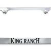 Portaplacas de Metal King Ranch (Cromo B)