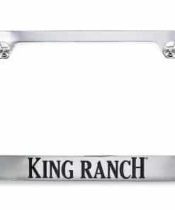 Portaplacas de Metal King Ranch (Cromo B)