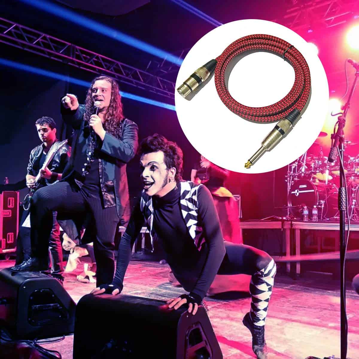 Cable BIFALE XLR Hembra a 1/4 TS 25ft 2 Pack, Cable de - Imagen 8