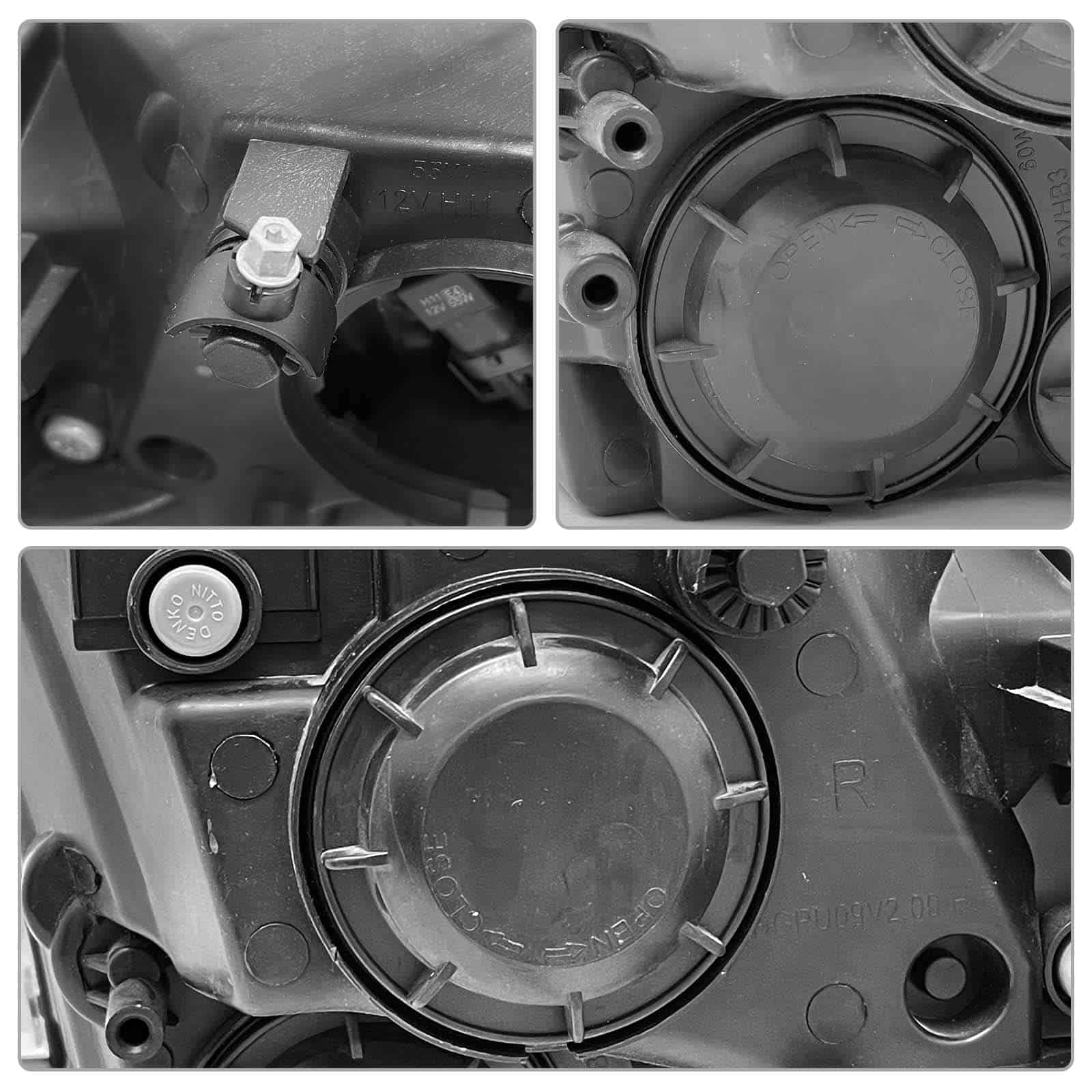 ADCARLIGHTS para 2009-2018 Dodge Ram Conjunto de faros - Imagen 8