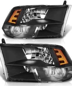 ADCARLIGHTS para 2009-2018 Dodge Ram Conjunto de faros