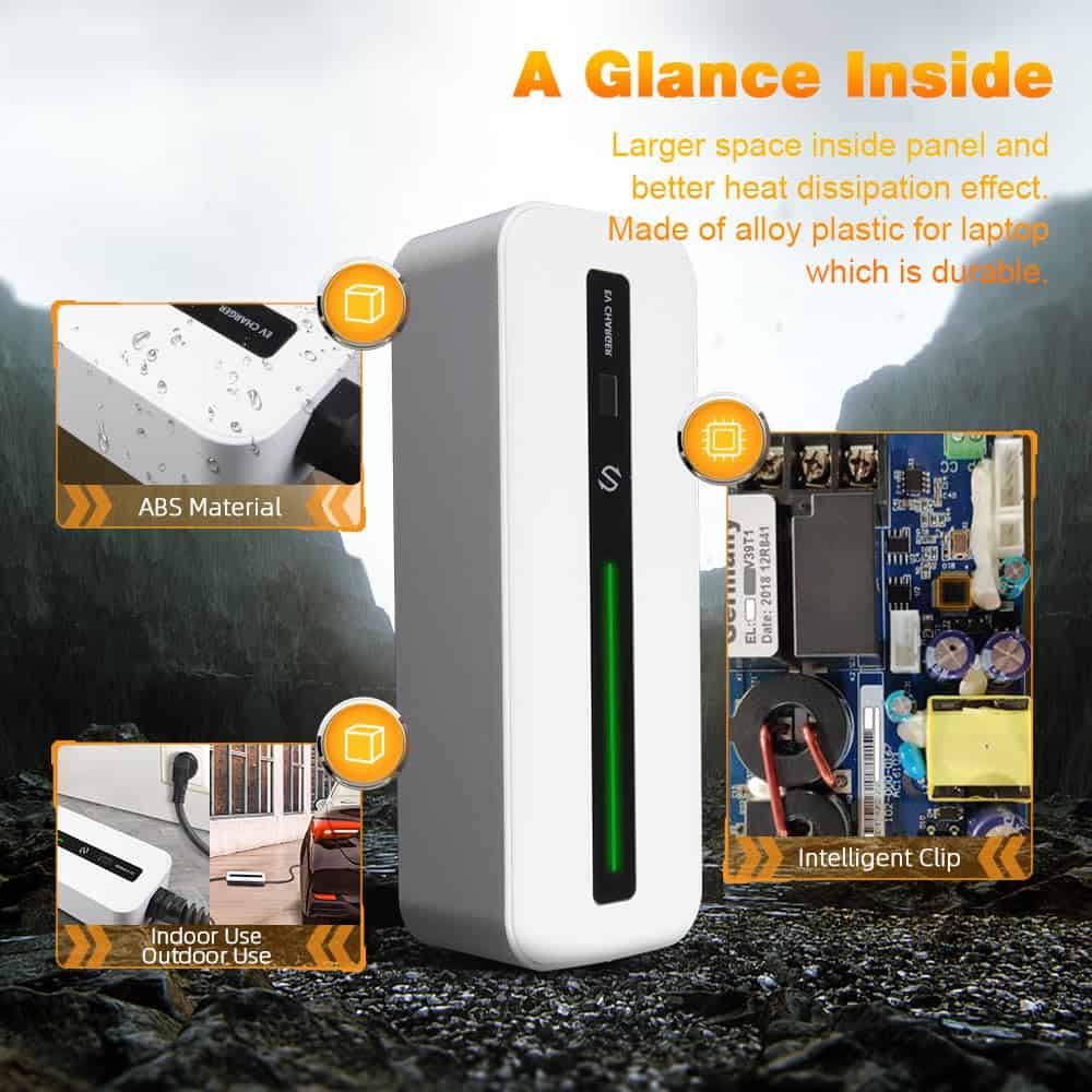 Cargador de Nivel 1 BESENERGY 15A 110V-220V Portátil J1772 - Imagen 3