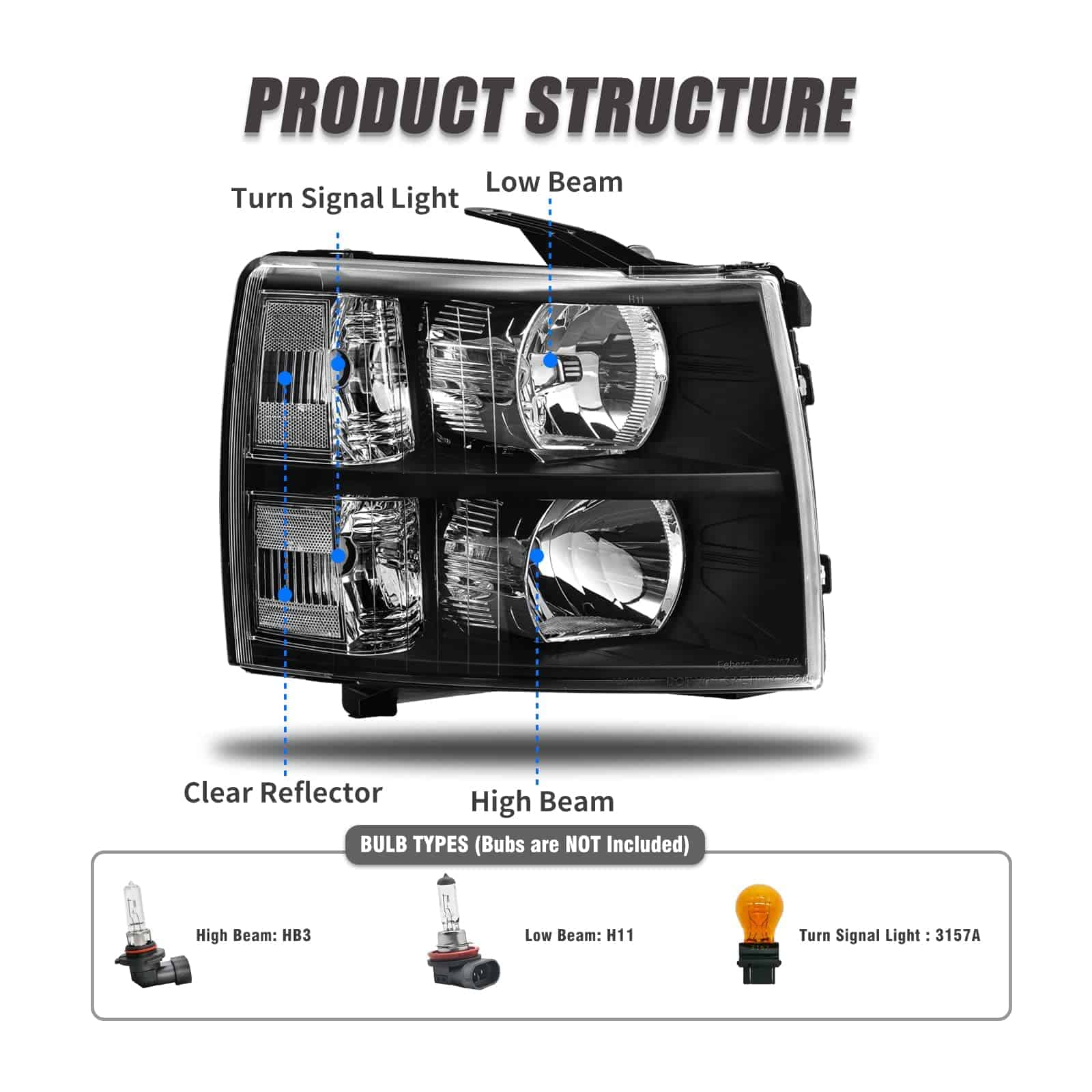 Conjunto de Faros ADCARLIGHTS 2007 2008 2009 2010 2011 2012 - Imagen 6
