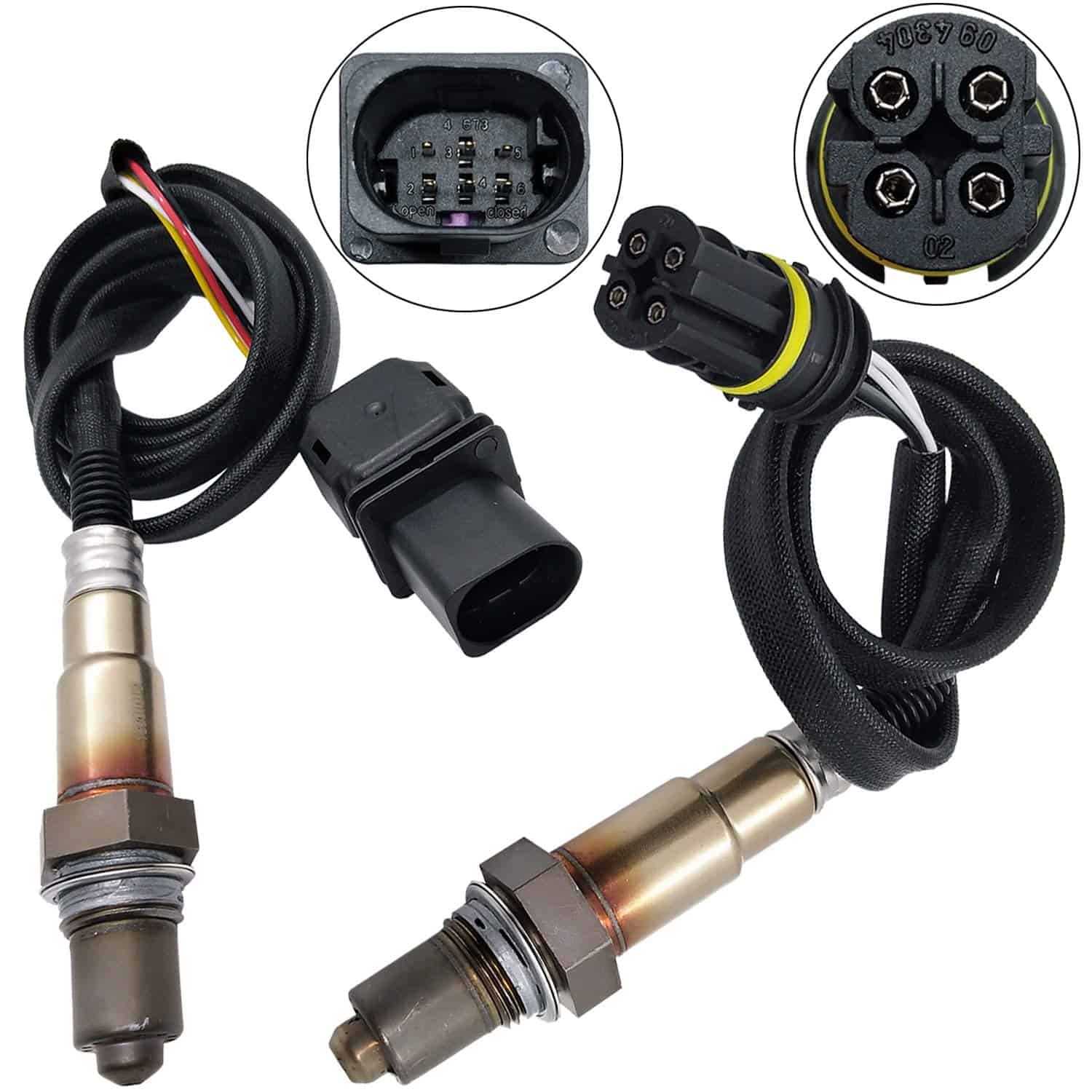 MAXFAVOR 2Pcs Sensor de Oxígeno Arriba y -sor de O2 - Imagen 3