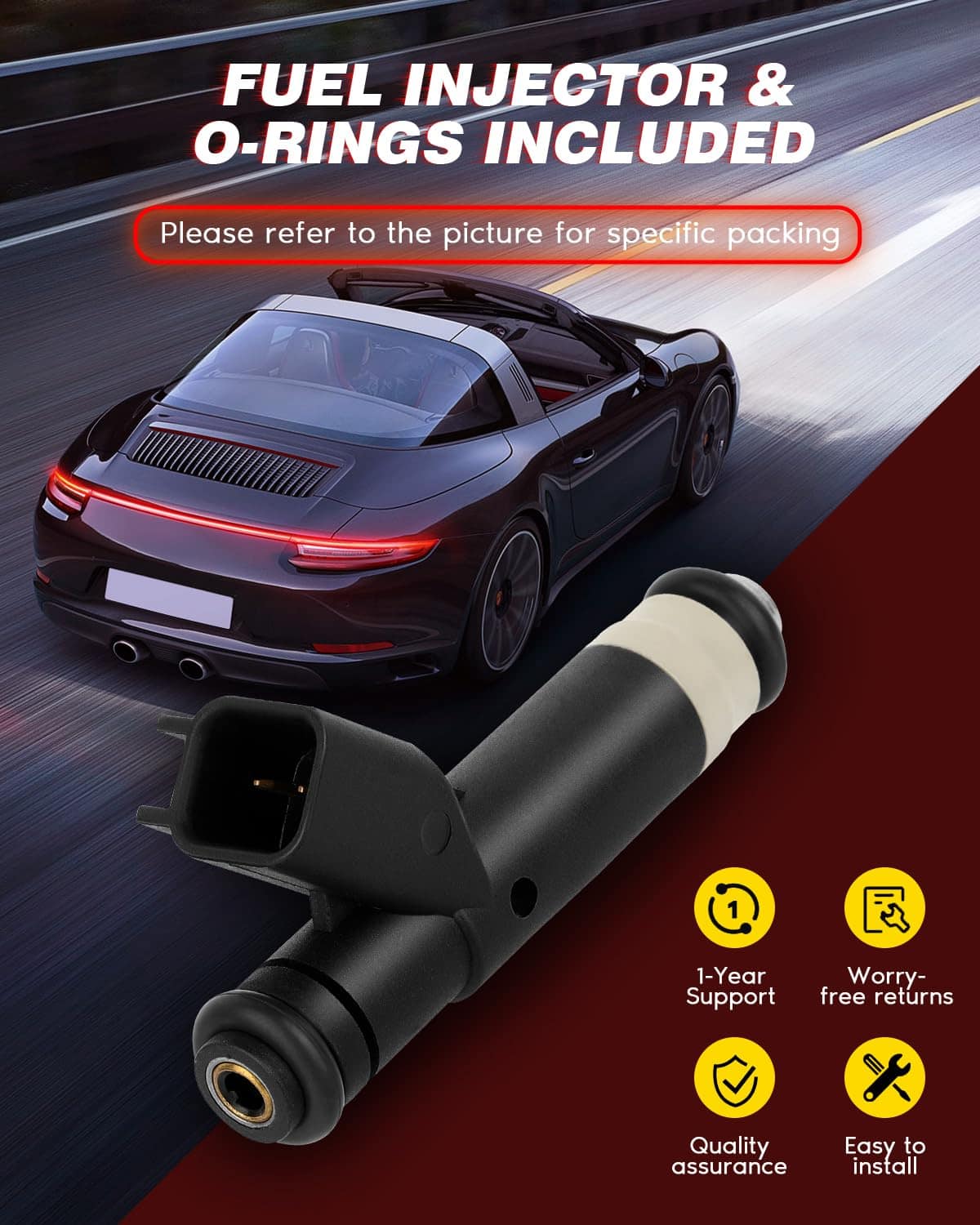 8pcs 4L3E-9F593-B4C Inyectores, ANGLEWIDE 4 Orificios Juego - Imagen 8