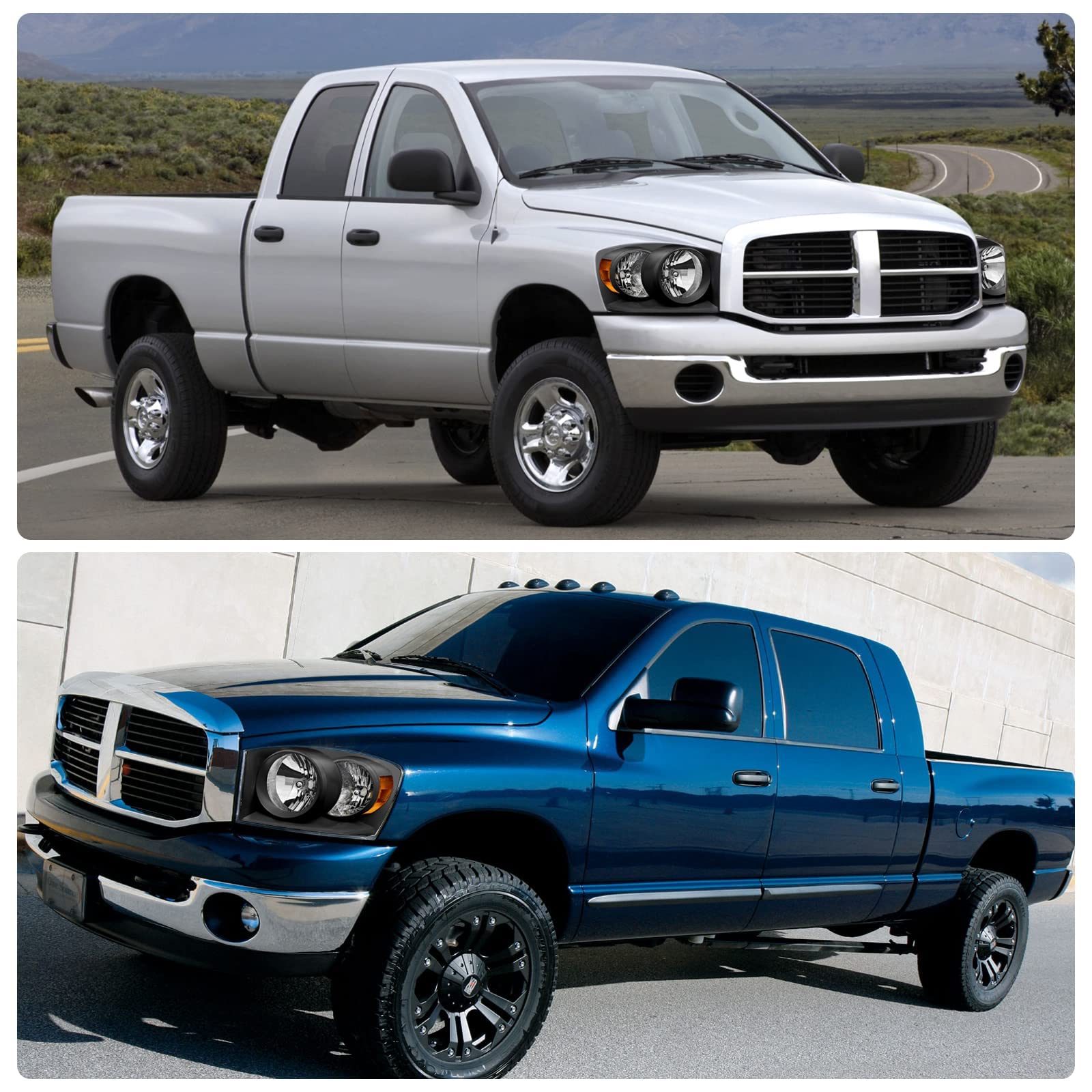 ADCARLIGHTS para 2006 2007 2008 2009 Montaje de Faros Negro - Imagen 4