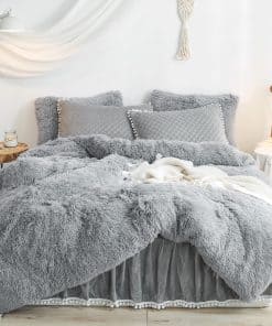 Juego de Ropa de Cama de Lujo de Felpa Esponjosa de