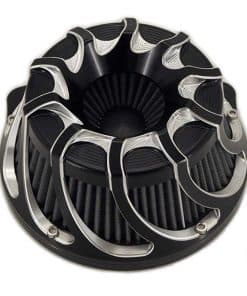 Filtro de aire para motocicleta Harley CNC Cut Intake