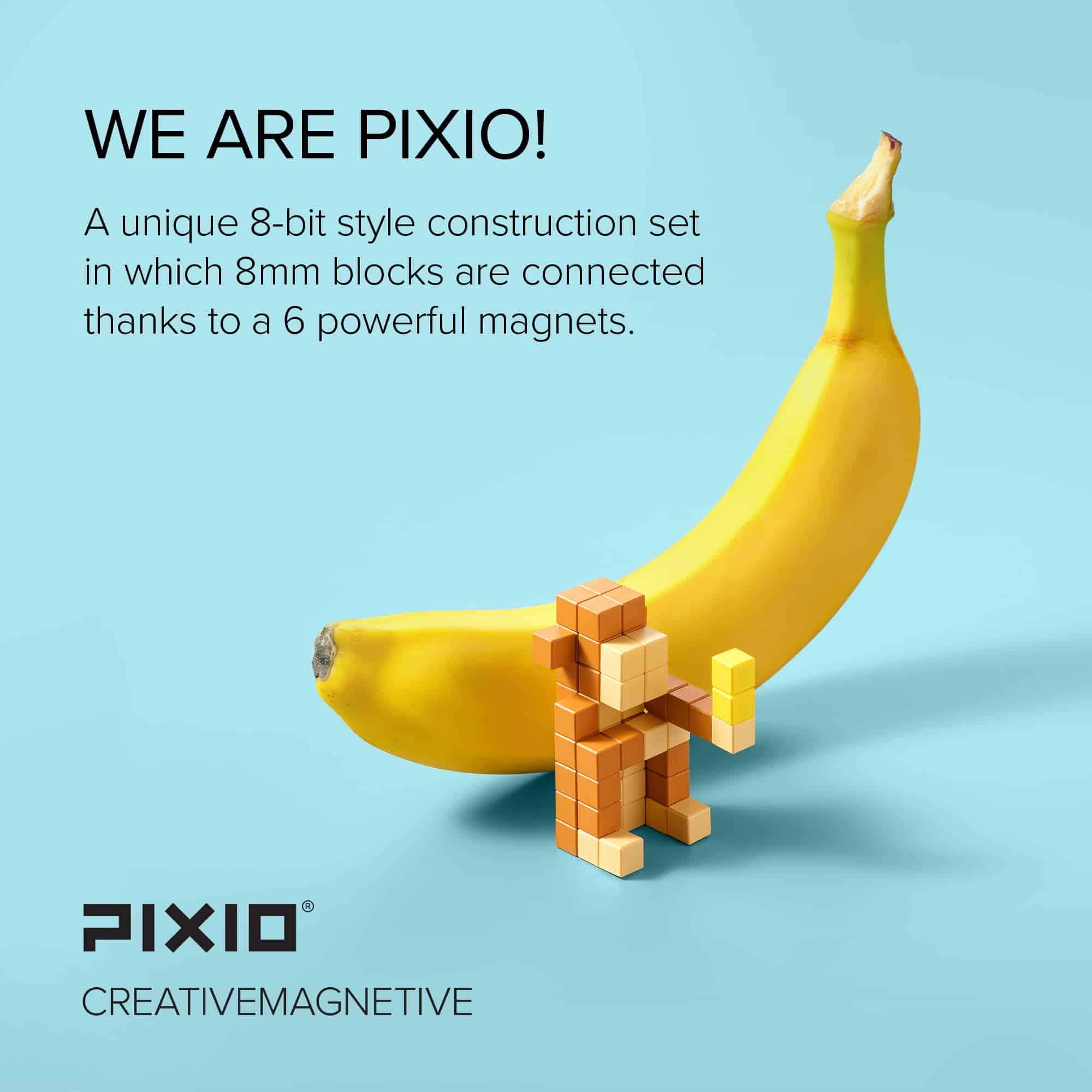 PIXIO Bright Animals - Bloques Magnéticos para Niños - Imagen 4