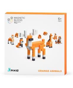 Cubos Magnéticos PIXIO - Animales Naranjas - Juguetes de