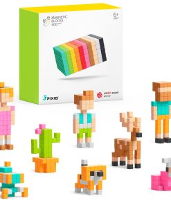 PIXIO-400 - Juguete de Bloques Magnéticos en estilo Pixel