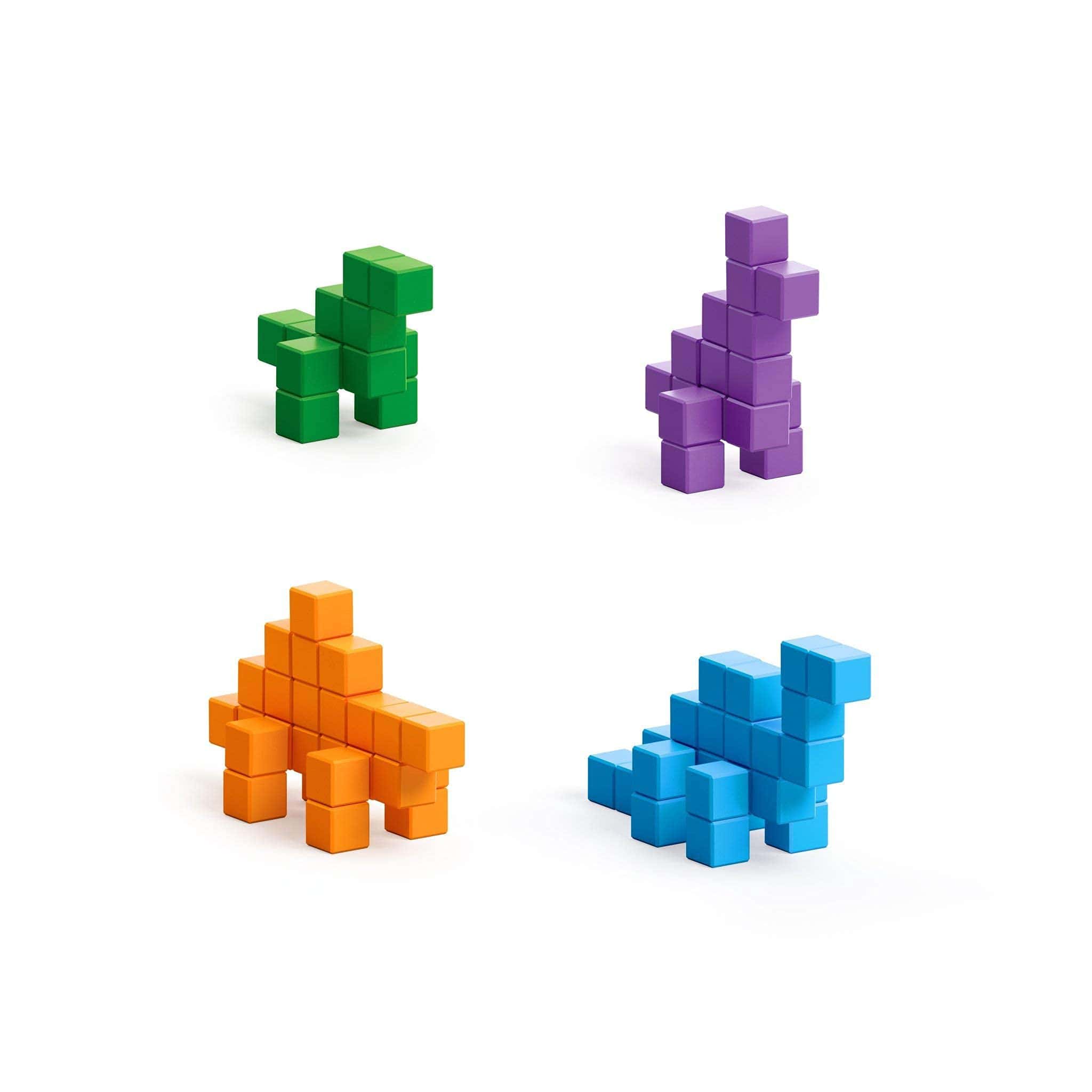 PIXIO Mini Dinos - Juegos de Bloques Magnéticos en Estilo - Imagen 9