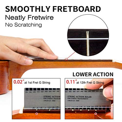 Ukulele para Zurdos, AKLOT Ukelele de Concierto de 23 - Imagen 6