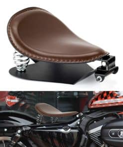 Asiento Individual de Motocicleta de Cuero con Kit de