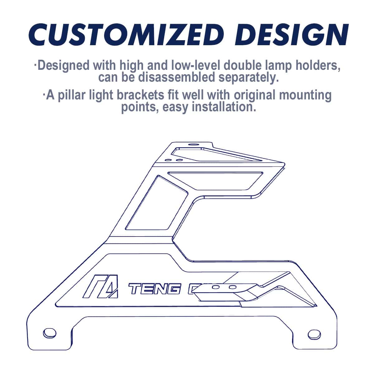Soporte de luz Dual A Pillar - Soportes de montaje de luz - Imagen 6