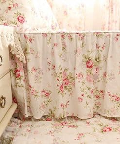 Kolachic Juego de Colcha, Funda de Cama con Volante y 2