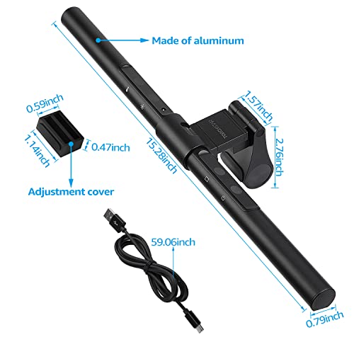 Lámpara de Monitor LED TORCHSTAR, Auto-Dimming, CRI 97 Luz - Imagen 8