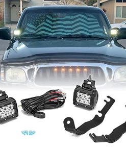 Soporte de montaje del faro LED de punto 2X 3'' y luz de