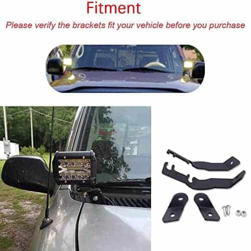 Soporte de montaje del faro LED de punto 2X 3'' y luz de - Imagen 8