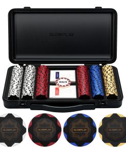 Set de Fichas de Póker de Arcilla Nash 14g para Texas