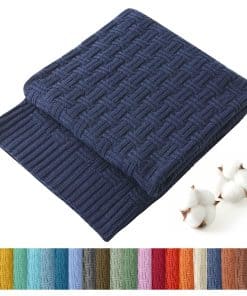 Manta de punto de algodón TREELY para sofá (60 x 80