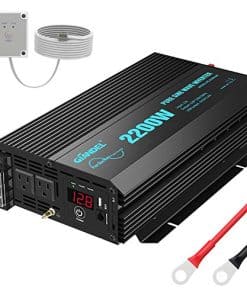 Inversor de corriente de onda sinusoidal pura GIANDEL 2200W