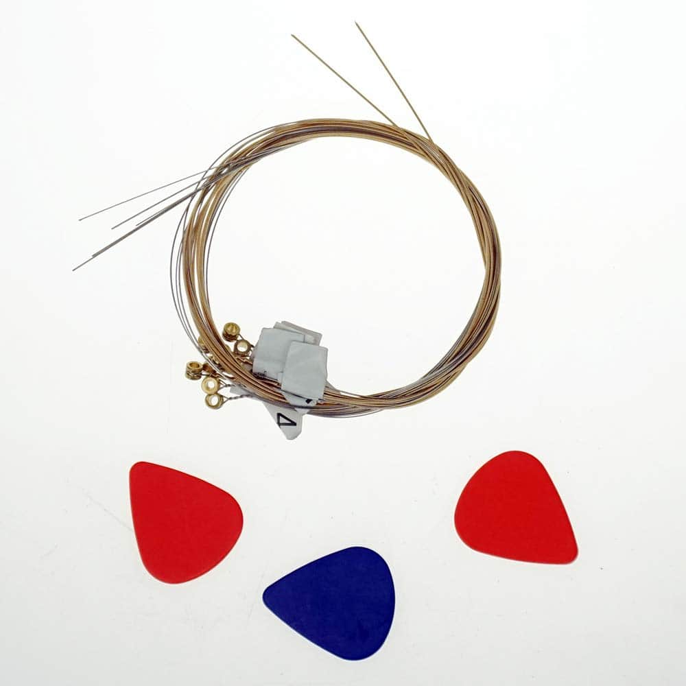 Lira Arpa "OW" de 10 Cuerdas Metálicas Sillín de Madera - Imagen 7