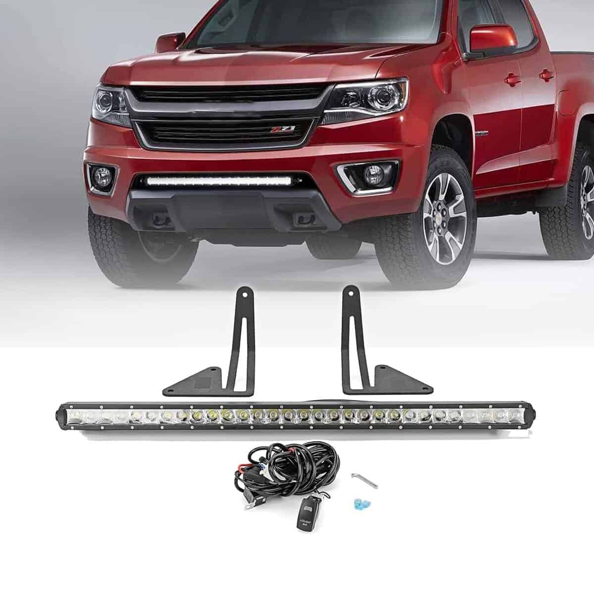 32'' Barra de Luz LED 150W Soportes de Montaje Ocultos para