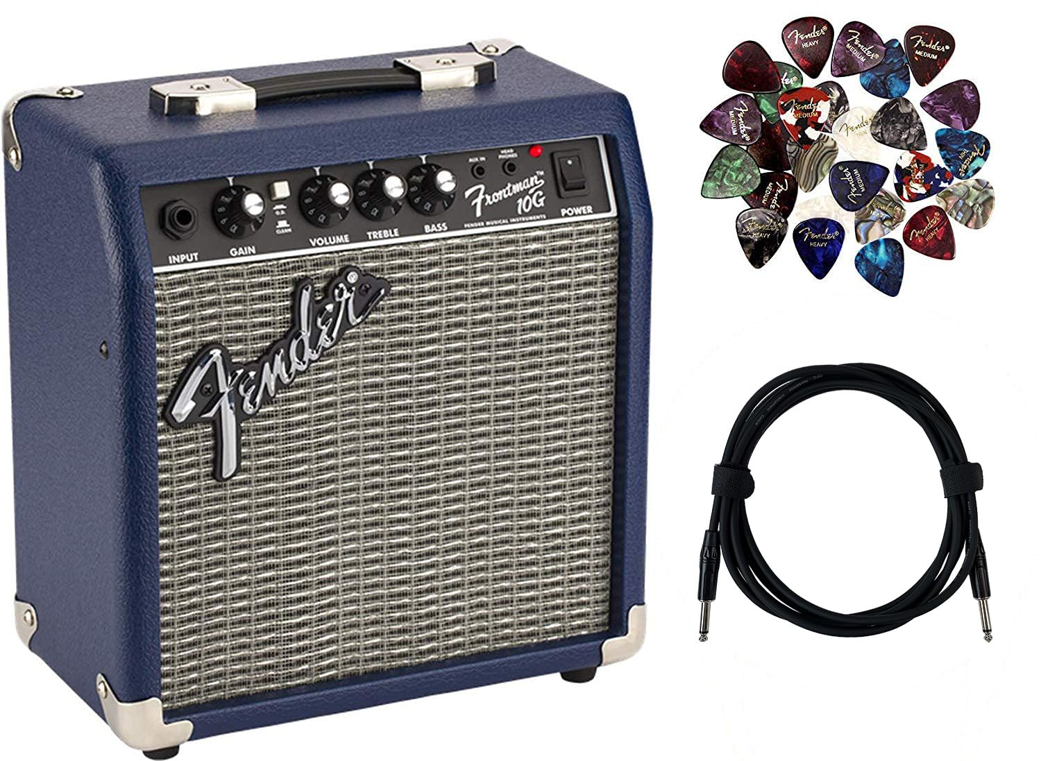 Amplificador Combo de Guitarra Fender Frontman 10G - Azul
