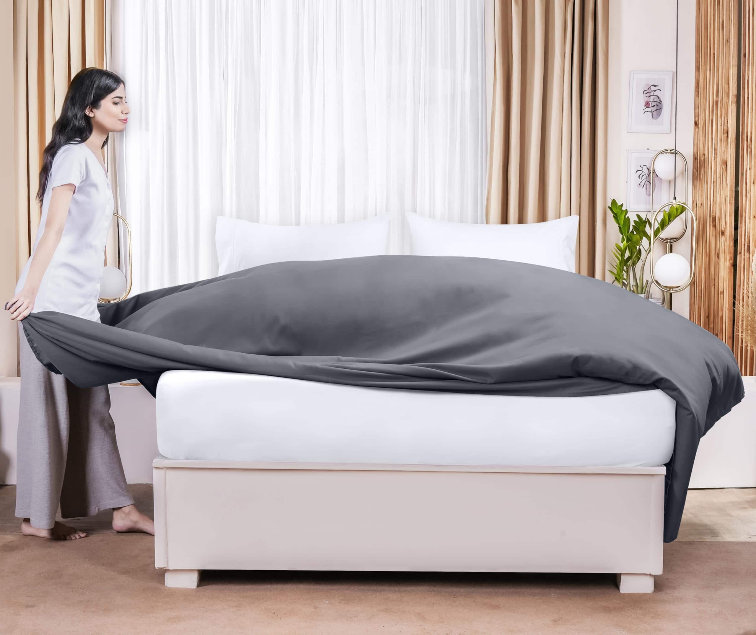 Juego de 6 Sábanas Planas Utopia Bedding - Tela de - Imagen 7