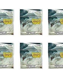 Dragon Shield 100 Fundas Transparentes de Carga Lateral de