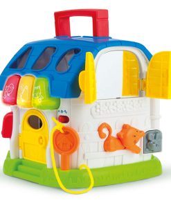 Cubo de Actividades para Bebés con Clasificador de Formas -