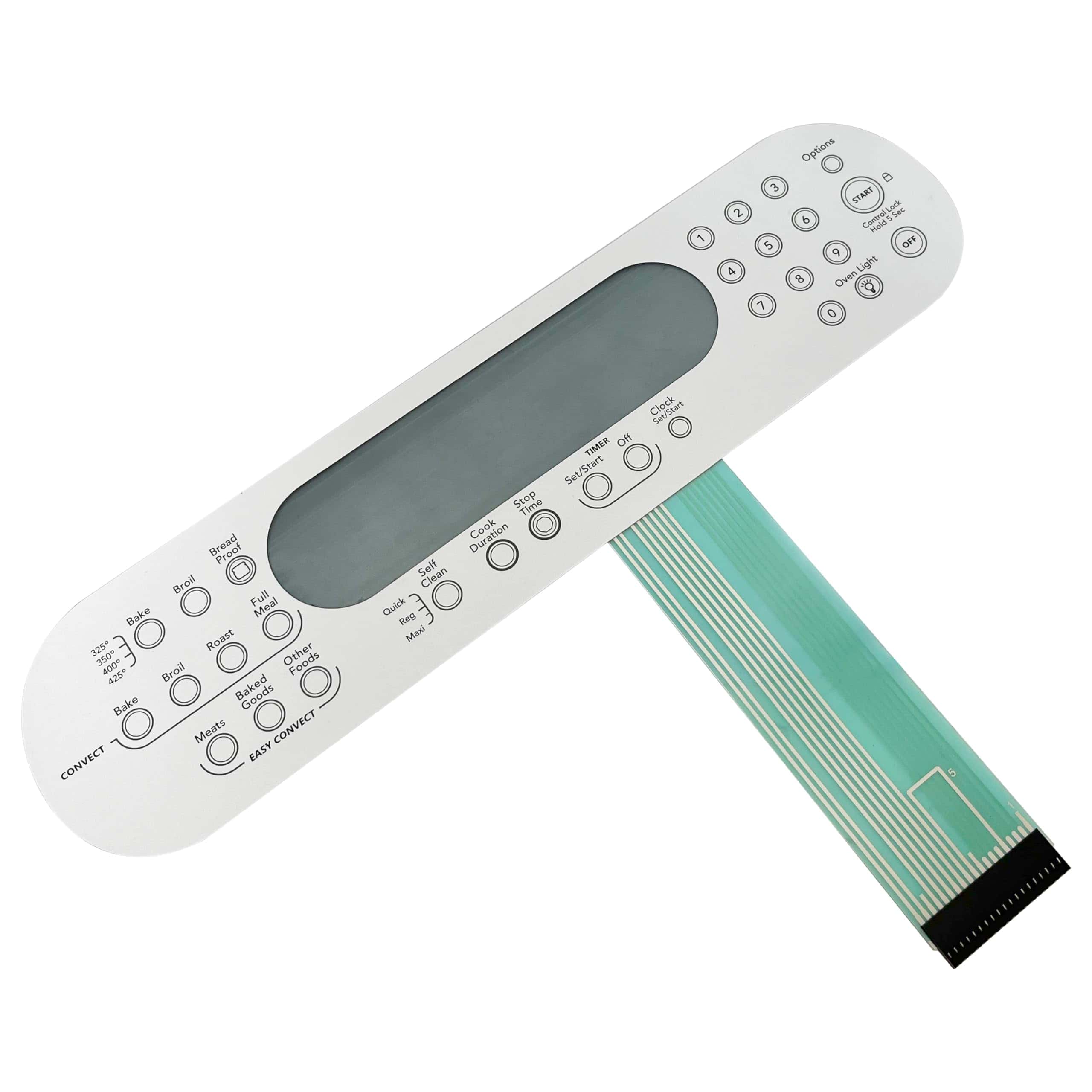 Interruptor de membrana ShineUs 9756559ES con respaldo de