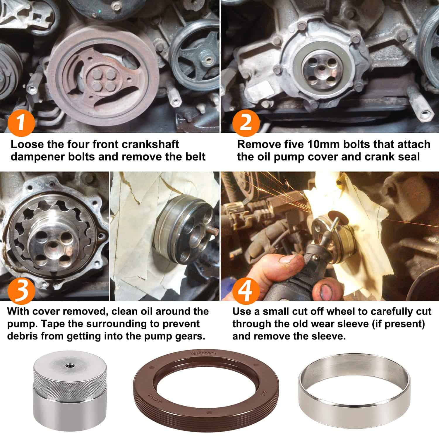 Kit de Instalación del Anillo de Desgaste del Cigüeñal - Imagen 4