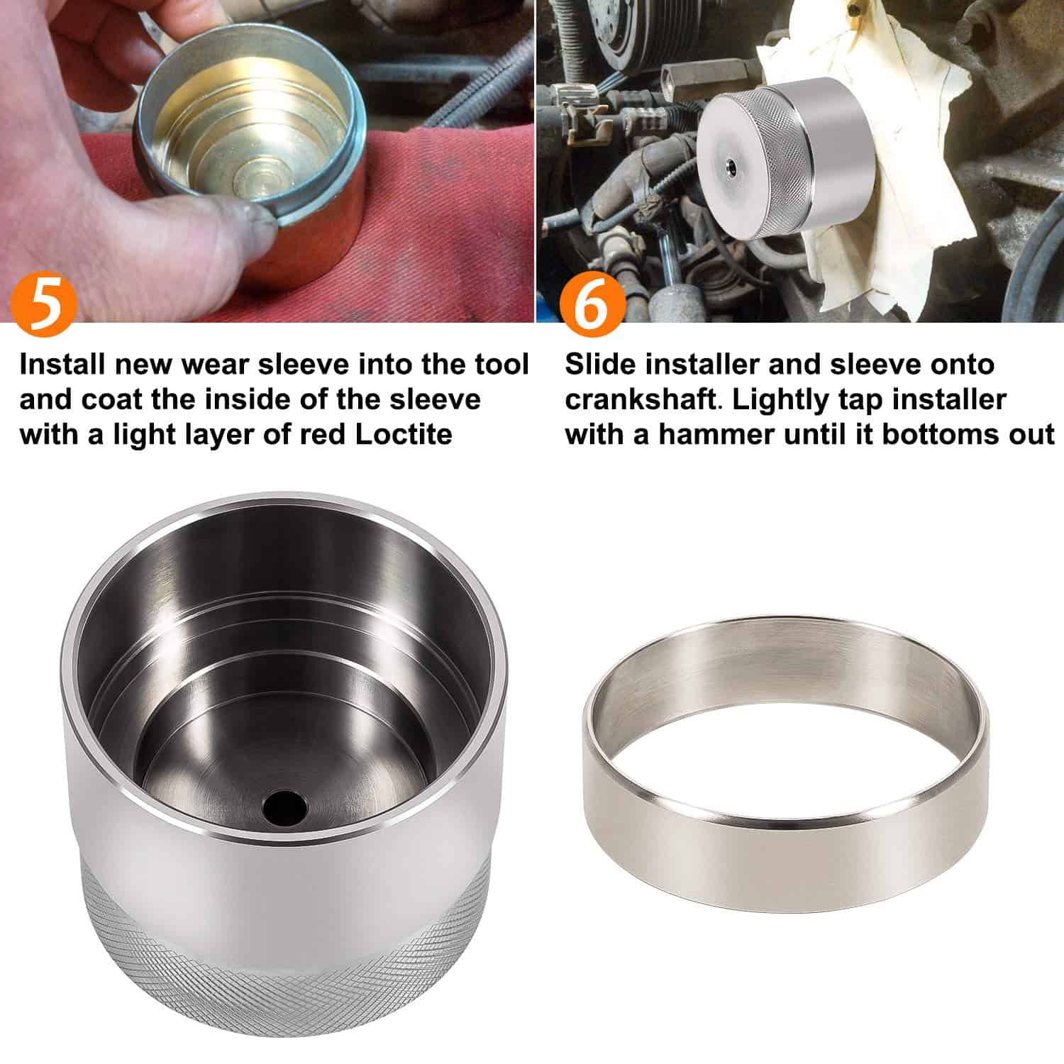 Kit de Instalación del Anillo de Desgaste del Cigüeñal - Imagen 5