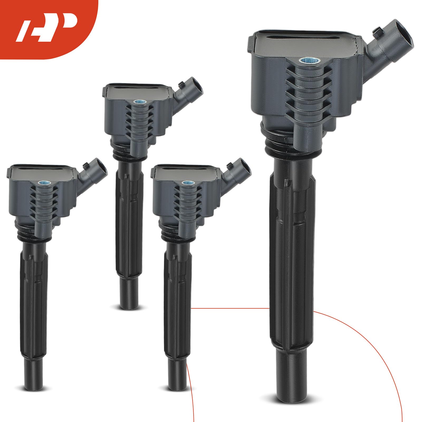 Conjunto de 4 Bobinas de Encendido A-Premium Compatible con - Imagen 9