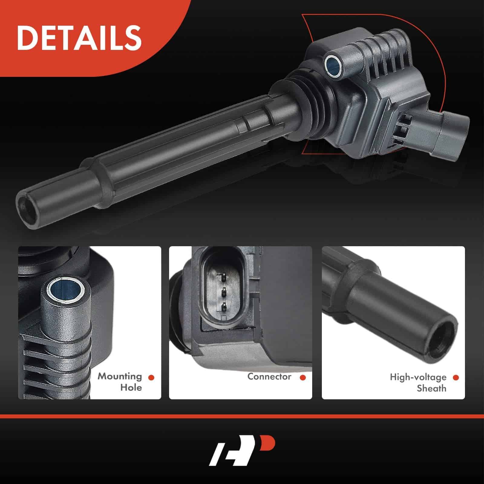 Conjunto de 4 Bobinas de Encendido A-Premium Compatible con - Imagen 6