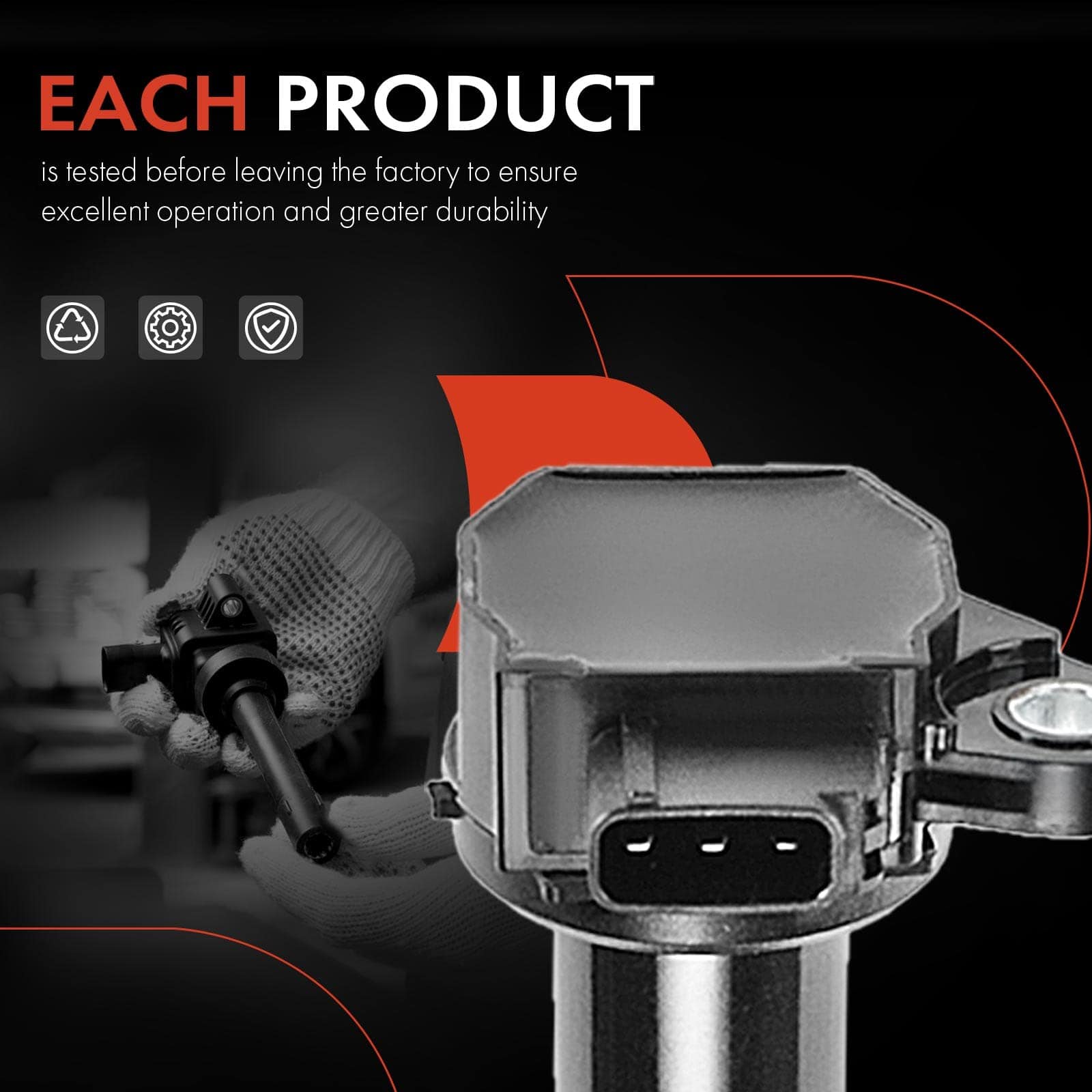 Paquete de Bobina de Encendido del Motor A-Premium - Imagen 7