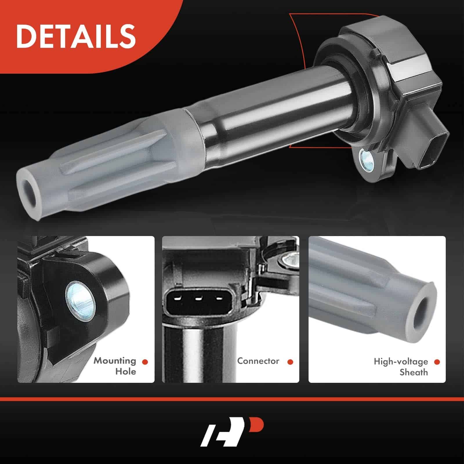 Paquete de Bobina de Encendido del Motor A-Premium - Imagen 6