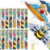 JA-RU Large Delta Kite (36 Kites Assorted) Fácil de Armar