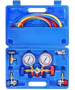 Juego de Manómetro de diagnóstico de refrigerante de 3 vías