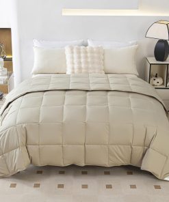 Edredón de plumas de ganso ligero para clima cálido/verano,