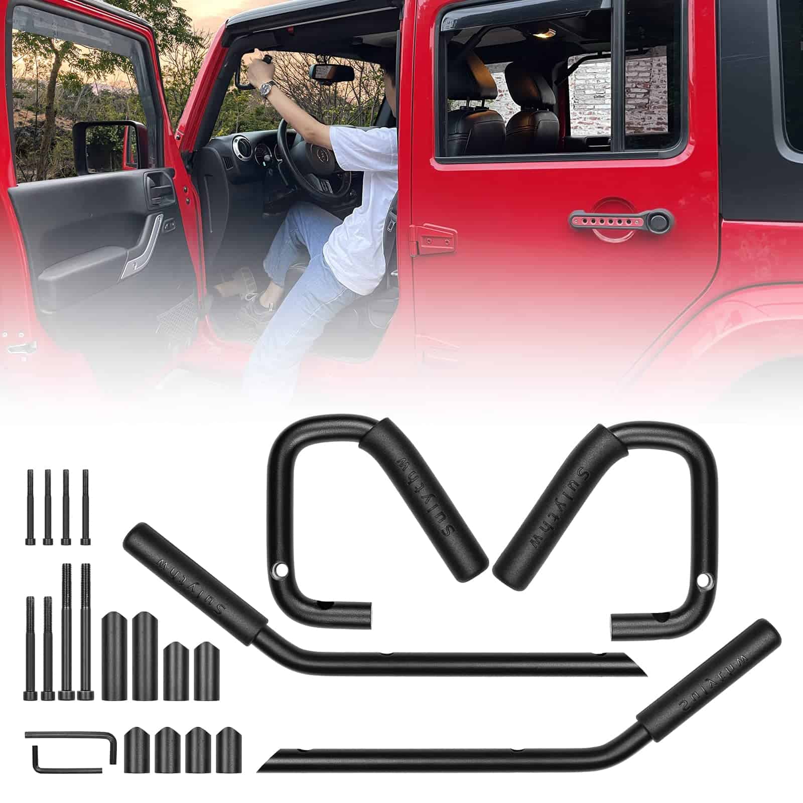 NO Block Sunvisor - Sulythw Manijas de Agarre Delanteras y