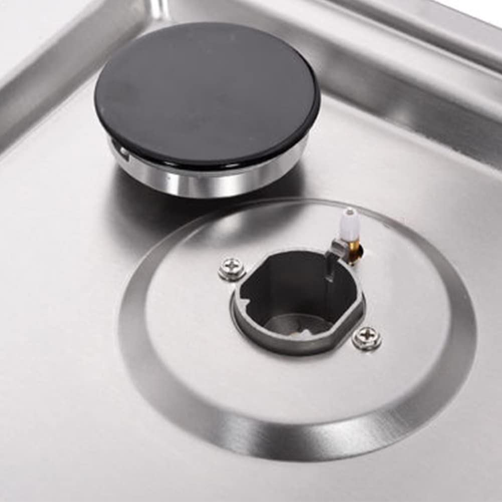 12" Cocina de Gas Dual Fuel 2 Quemadores Sellados de Acero - Imagen 6