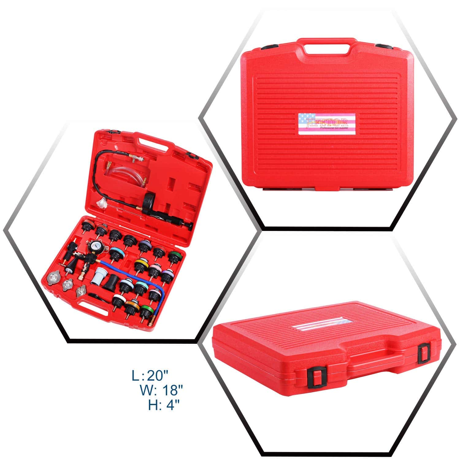 JIFETOR Juego de Herramientas de Prueba de Presión y - Imagen 10