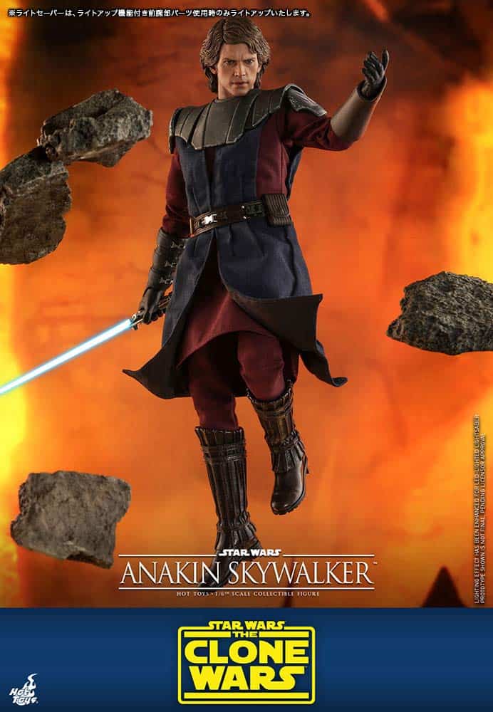 Hot Toys 1:6 Anakin Skywalker - Star Wars: The Clone Wars - Imagen 5